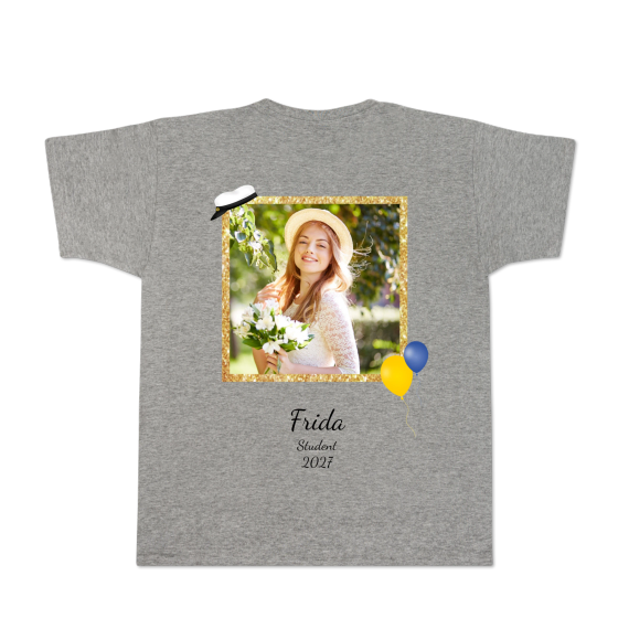 T-shirt grå Baksida