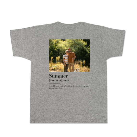T-shirt Grey Back T-shirt Grey Back