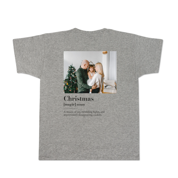 T-shirt Men Grey Back T-shirt Men Grey Back