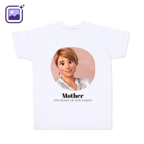 T-shirt blanc Arrière