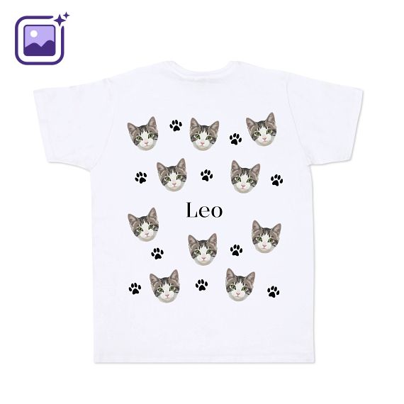 T-shirt vit Baksida