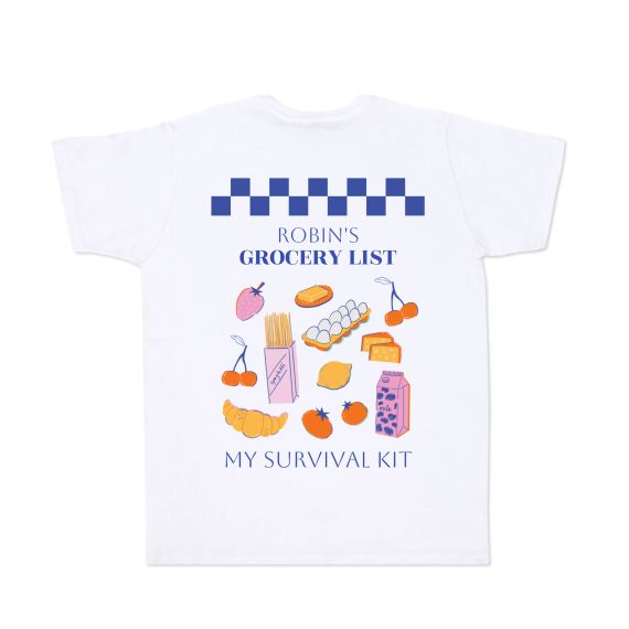 T-shirt vit Baksida T-shirt vit Baksida