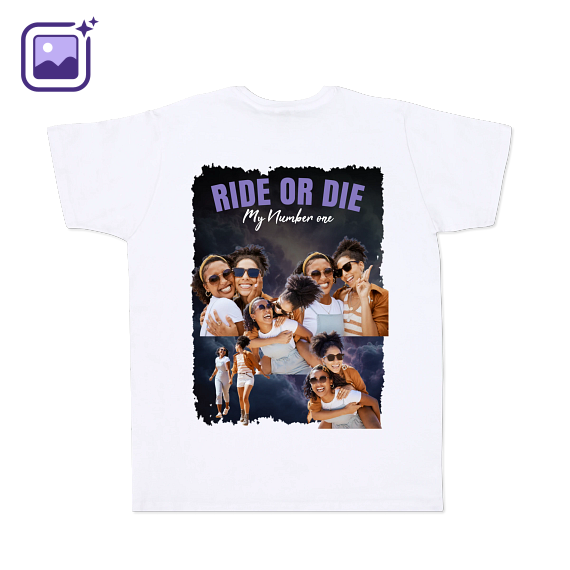 T-shirt blanc Arrière T-shirt blanc Arrière