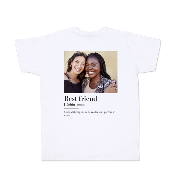 T-shirt Unisex White Back T-shirt Unisex White Back