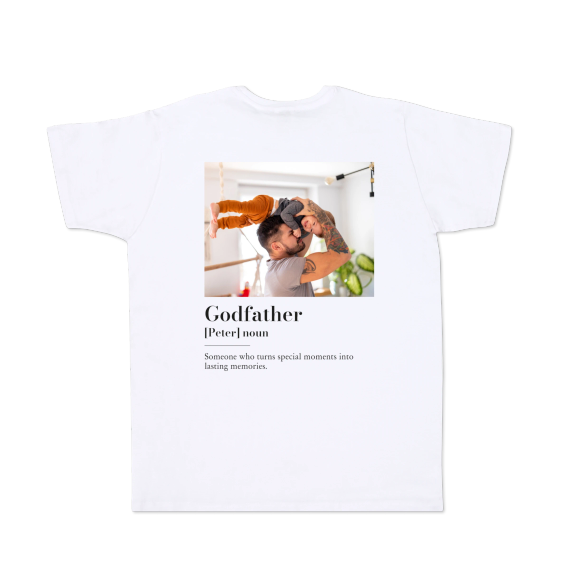 T-shirt Unisex White Back
