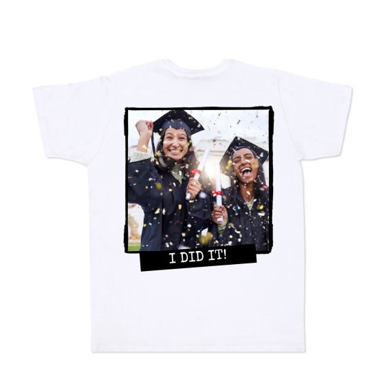 T-Shirt Weiss Rückseite T-Shirt Weiss Rückseite