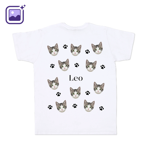 T-shirt blanc Arrière