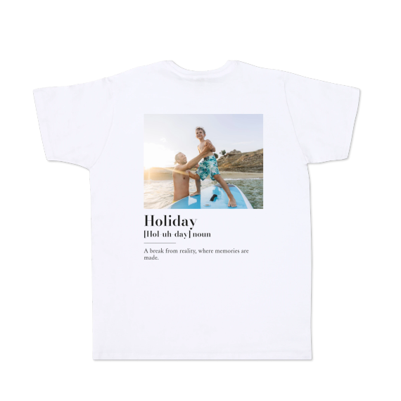 T-shirt Unisex White Back T-shirt Unisex White Back
