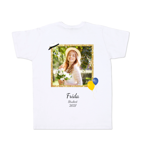 T-shirt vit Baksida