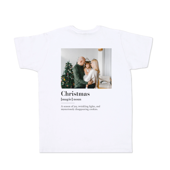 T-shirt Men White Back T-shirt Men White Back