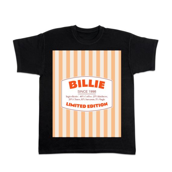 Retro Namelabel Stripes - Text only