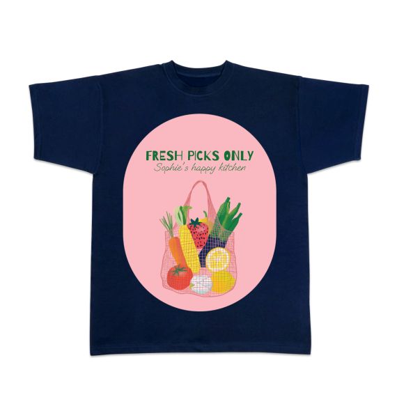 T-shirt bleu foncé T-shirt bleu foncé