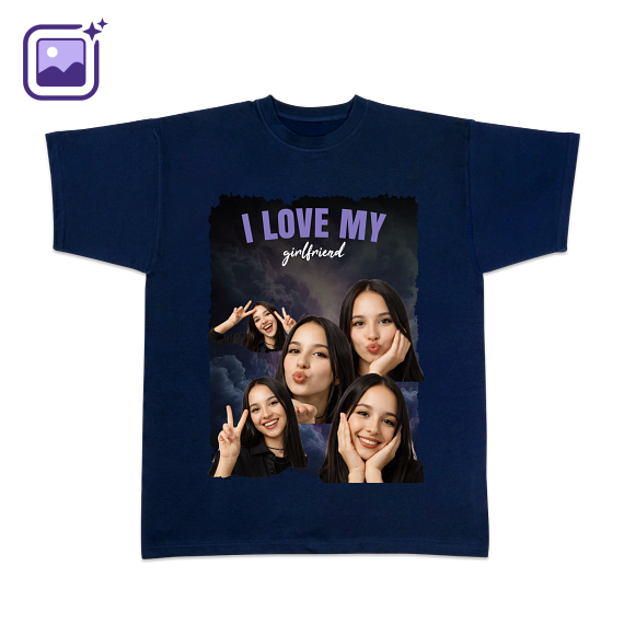 T-shirt Dark Blue Front T-shirt Dark Blue Front