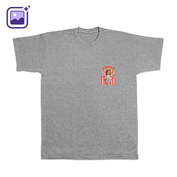 T-shirt mannen grijs
