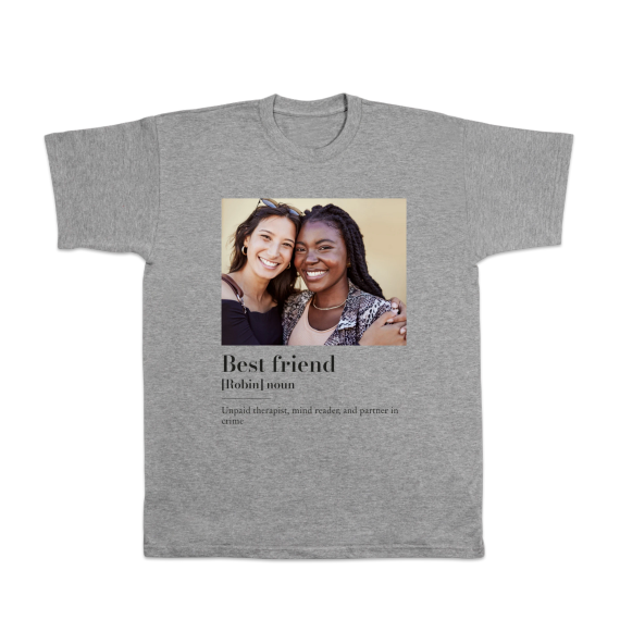 T-shirt Grey Front T-shirt Grey Front