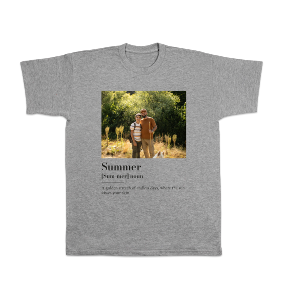 T-shirt Grey Front T-shirt Grey Front