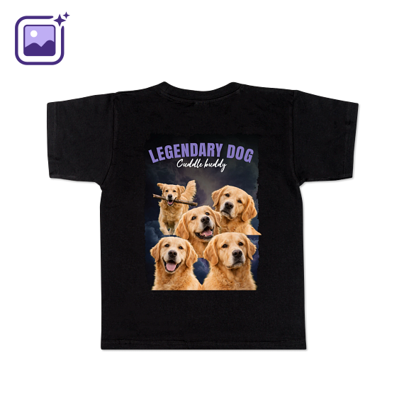 T-shirt Kids Black Back T-shirt Kids Black Back