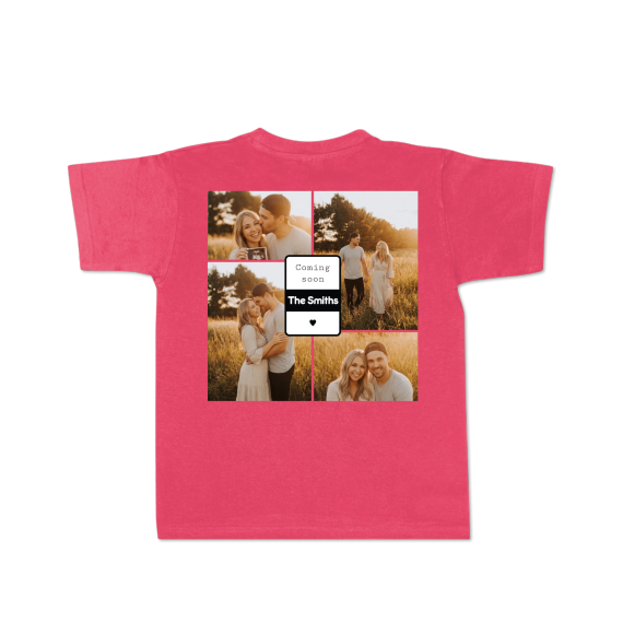 Kinder T-Shirt Pink Rückseite Kinder T-Shirt Pink Rückseite