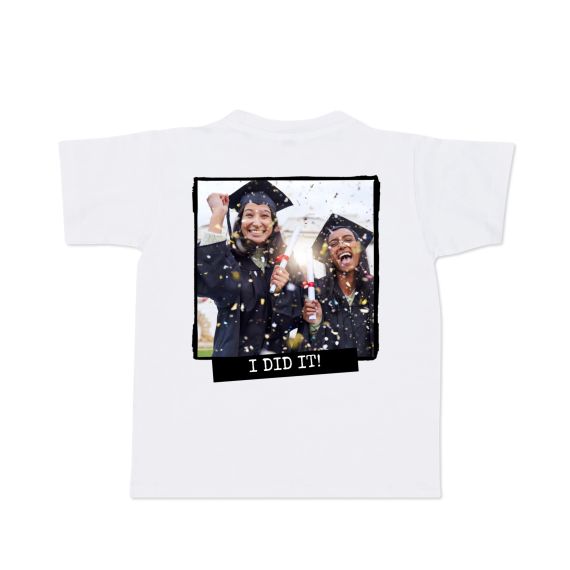 Kinder T-Shirt Weiss Rückseite Kinder T-Shirt Weiss Rückseite