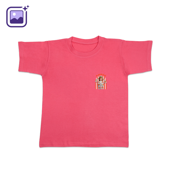 T-shirt kinderen roze