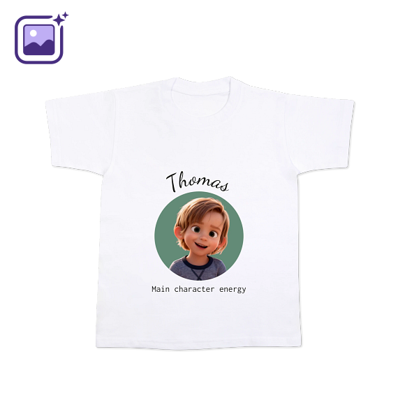 T-shirt enfant blanc