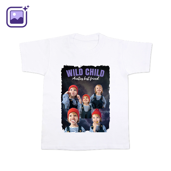 Kinder T-Shirt Weiss Kinder T-Shirt Weiss