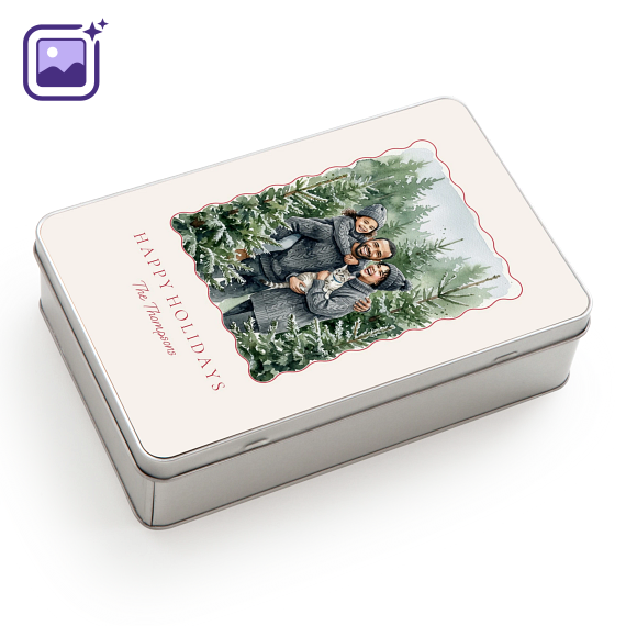 Cookie Tin Rectangle Cookie Tin Rectangle