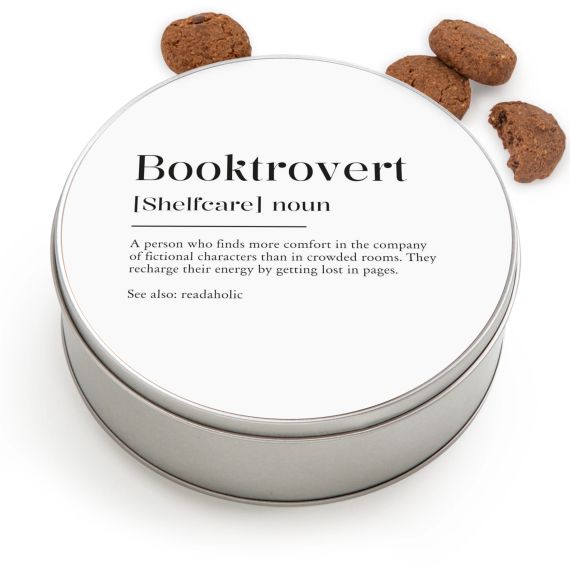 Cookie Tin Round with Generous cookies Cookie Tin Round with Generous cookies