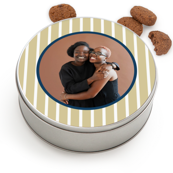 Vertical Stripes Photo Frame