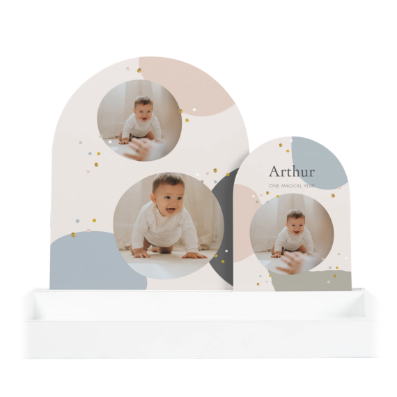 Display met 2 bogen Display met 2 bogen