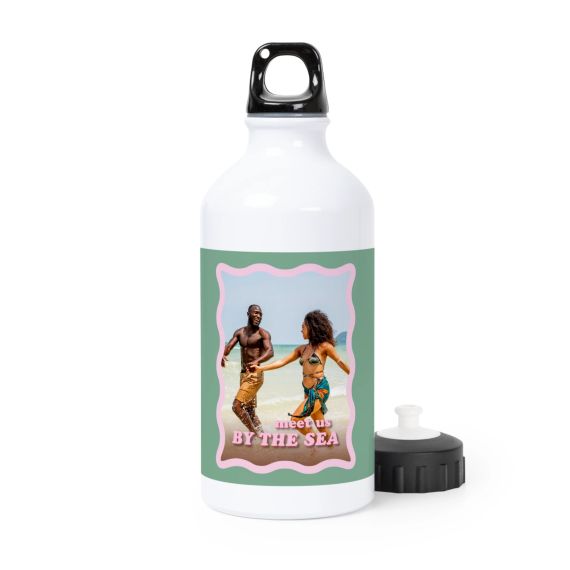 Vattenflaska rostfritt stÄl, sportflaska vit 50 cl Vattenflaska rostfritt stÄl, sportflaska vit 50 cl