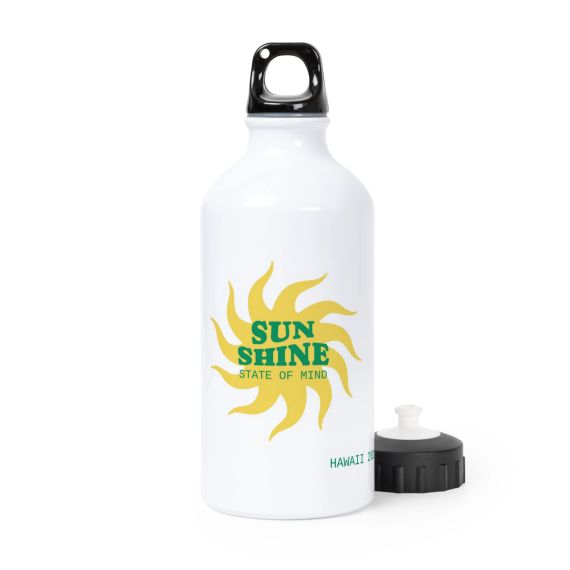 Bouteille isotherme en aluminium blanc 50 cl