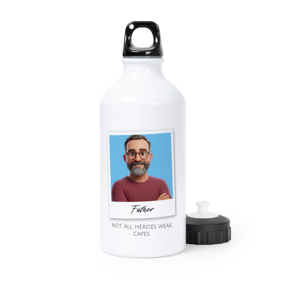 DrinkbottleAlu500ml_RetroPrintAvatarBlue