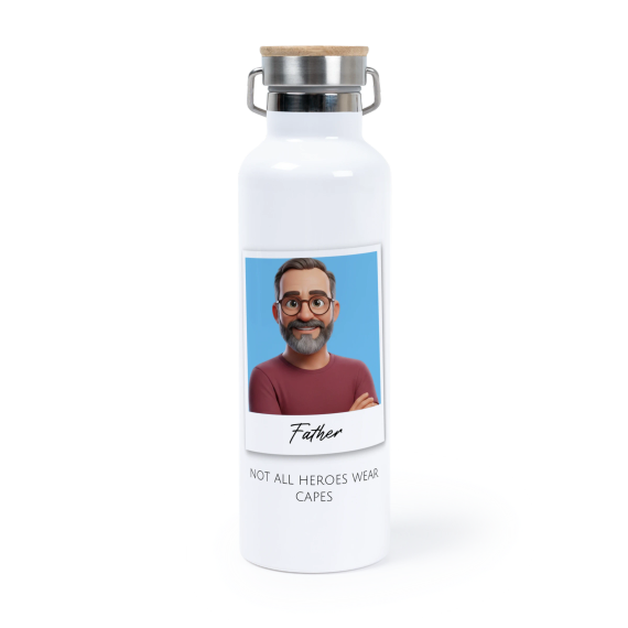 DrinkbottleBambooAlu750_RetroPrintAvatarBlue