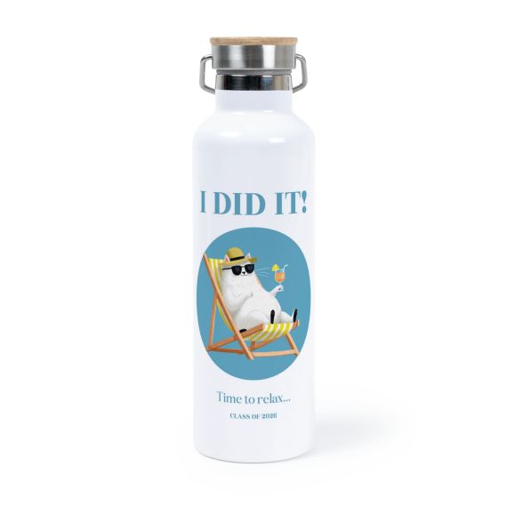 Thermos flask with bamboo lid 75 cl Thermos flask with bamboo lid 75 cl