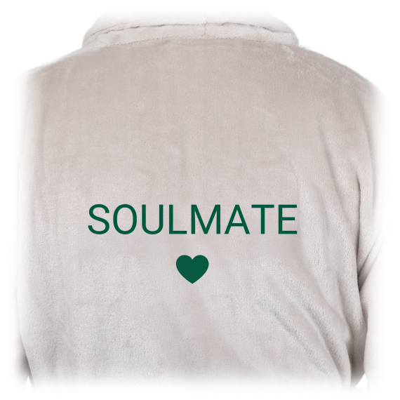 Bath Robe Emb Simple Heart Bath Robe Emb Simple Heart