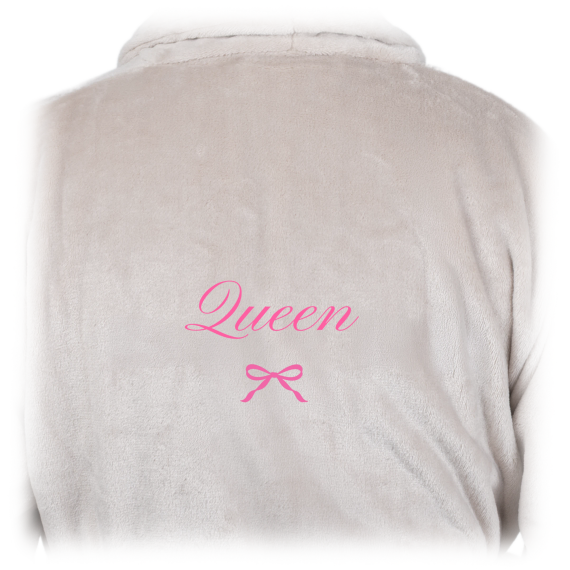Bath Robe Emb Cute Bow Bath Robe Emb Cute Bow