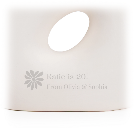 Engraved Ceramic Vase Beige Engraved Ceramic Vase Beige