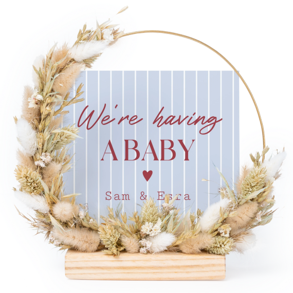 Thin Stripes Heart - Text Only