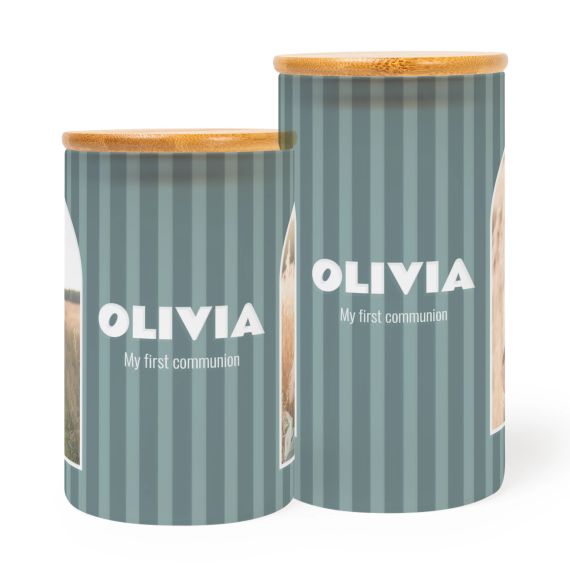 Glazen voorraadpot - set van 2 Glazen voorraadpot - set van 2