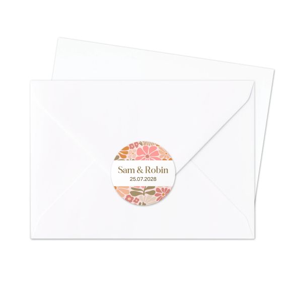 Autocollants pour enveloppes Rondes (lot de 24) Autocollants pour enveloppes Rondes (lot de 24)
