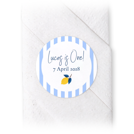 Napkin Stickers Circle - set of 24