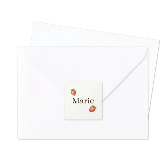 Autocollants pour enveloppes Carrée (lot de 24) Autocollants pour enveloppes Carrée (lot de 24)