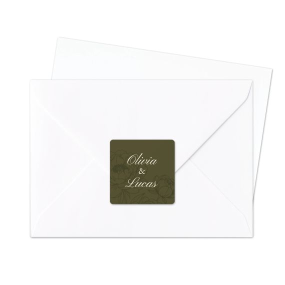 Elegant Peonies - Text Only Elegant Peonies - Text Only