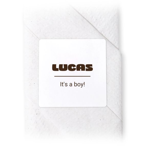 Napkin Stickers Square - set of 24 Napkin Stickers Square - set of 24