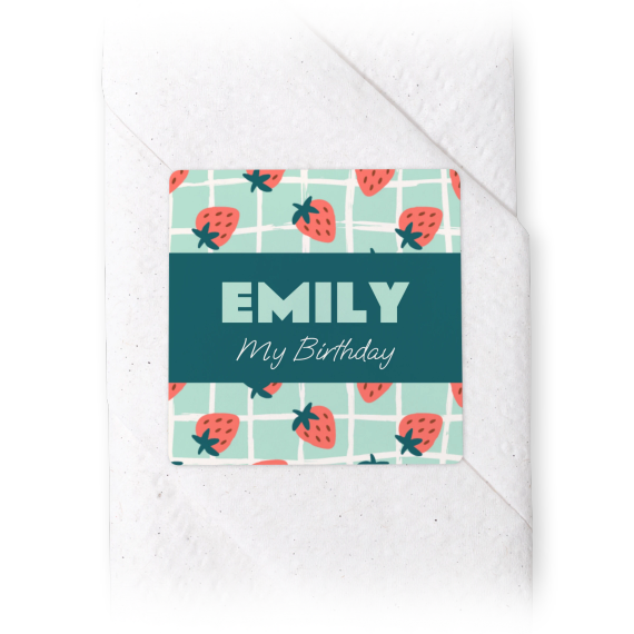 Napkin Stickers Square - set of 24 Napkin Stickers Square - set of 24