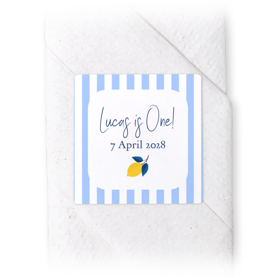 Napkin Stickers Square - set of 24 Napkin Stickers Square - set of 24