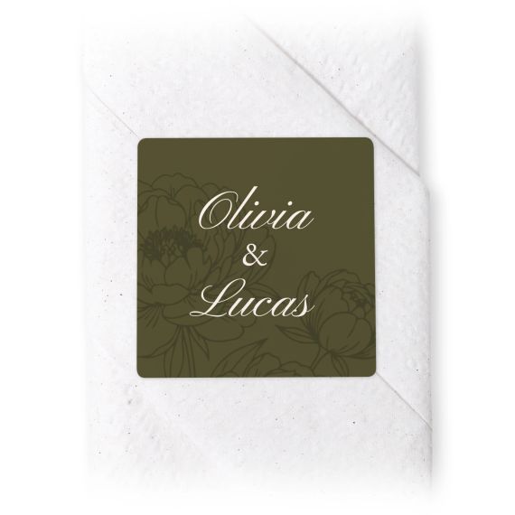 Elegant Peonies - Text Only Elegant Peonies - Text Only