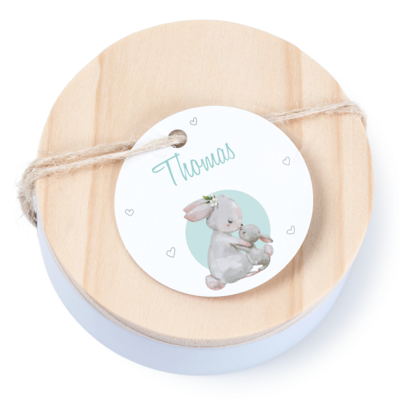 Geschenkdoosje met rond label - set van 12 Geschenkdoosje met rond label - set van 12