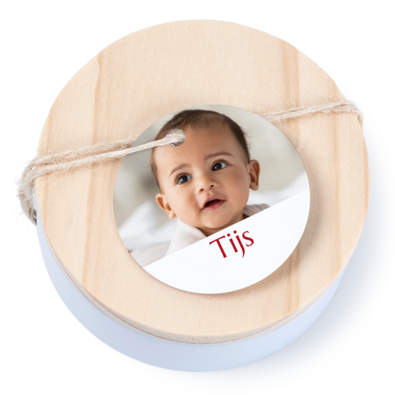 Boßtes en métal avec couvercle en bois sticker rond (lot de 12) Boßtes en métal avec couvercle en bois sticker rond (lot de 12)